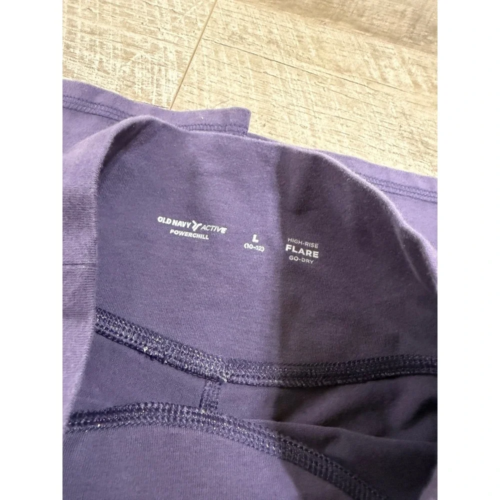 Old Navy High-Waisted PowerChill Crossover‎ Flared Leggings for Girls
